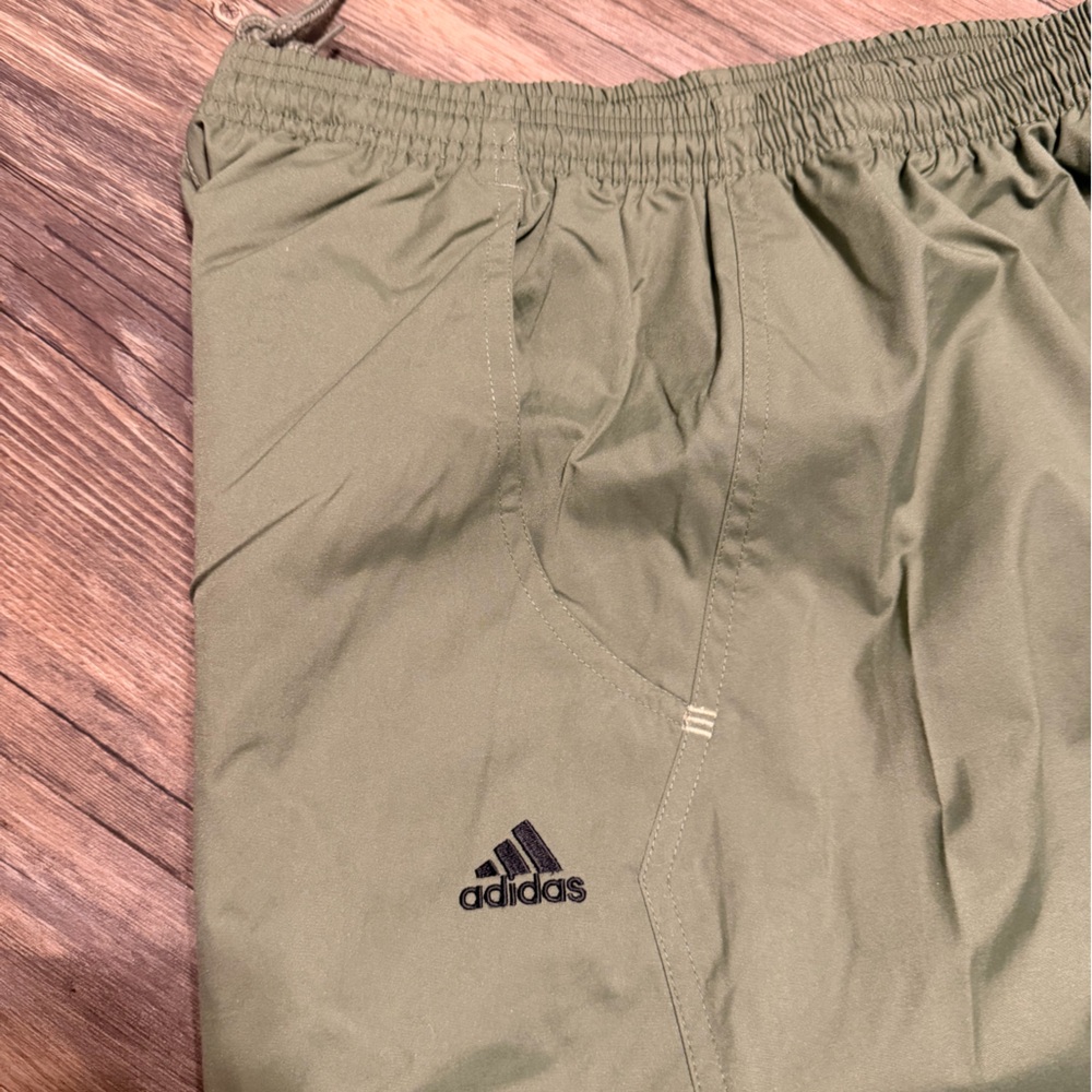 Adidas Sportswear Essentials 3-Stripes Track Pants Green Performance Mens Size M - Picture 7 of 13